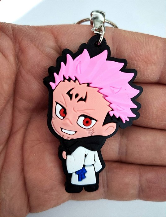 Chaveiro Emborrachado Jujutsu Kaisen Sukuna