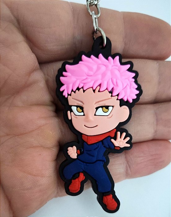 Chaveiro Emborrachado Jujutsu Kaisen Yuji Itadori