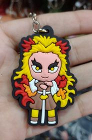 Chaveiro Emborrachado Demon Slayer Rengoku