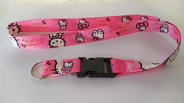 Cordão com Engate Rápido Hello Kitty