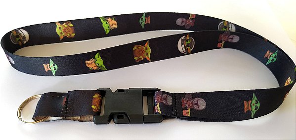 Cordão com Engate Rápido Baby Yoda