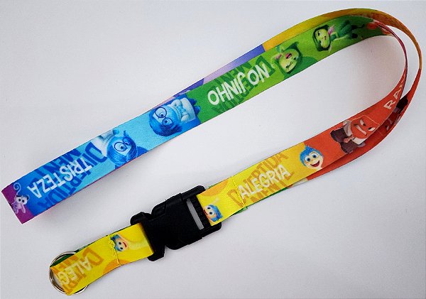 Cordão com Engate Rápido Divertida Mente (Divertidamente)