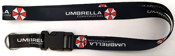 Cordão com Engate Rápido Resident Evil Umbrella