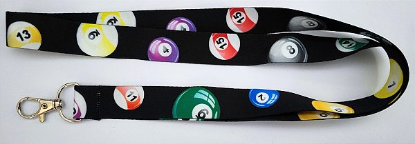 Cordão com Mosquete Sinuca Bilhar Snooker