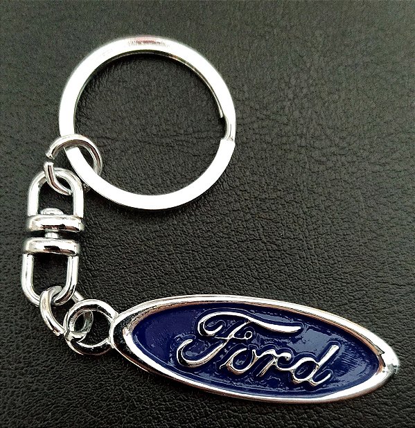 Chaveiro Metal Cromado Carro Ford