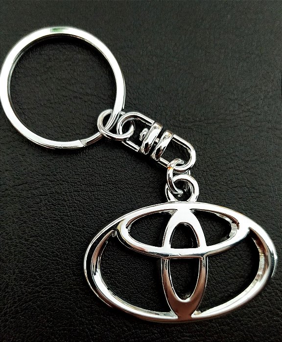 Chaveiro Metal Cromado Carro Toyota