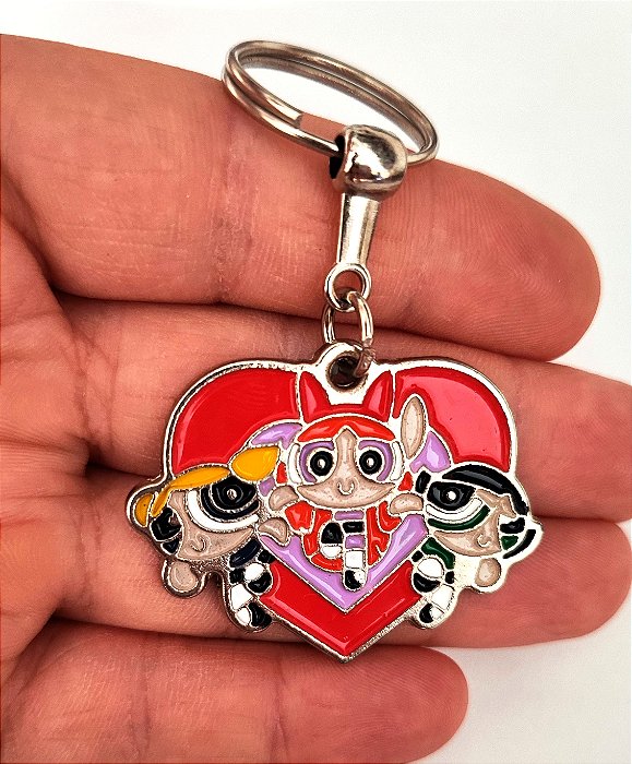 Chaveiro Metal Meninas Superpoderosas