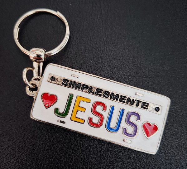 Chaveiro Metal Simplismente Jesus