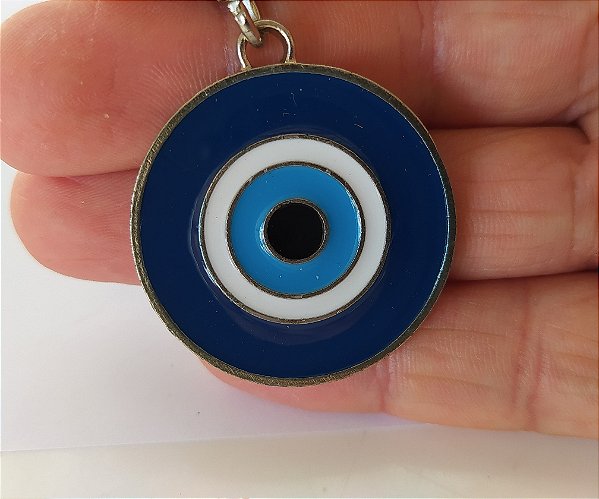 Chaveiro Metal Olho Grego