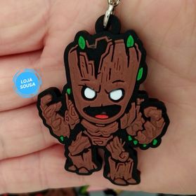 Chaveiro Emborrachado Groot