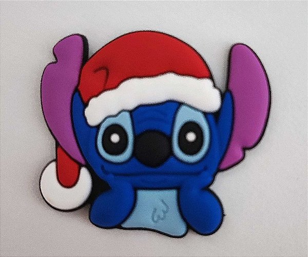 Aplique Emborrachado Stitch Natal