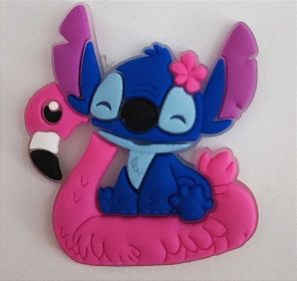 Aplique Emborrachado Stitch Piscina