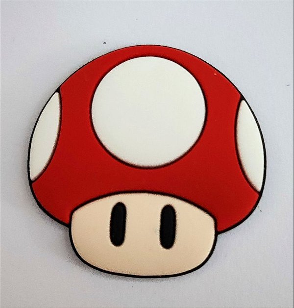 Aplique Emborrachado Cogumelo Vermelho