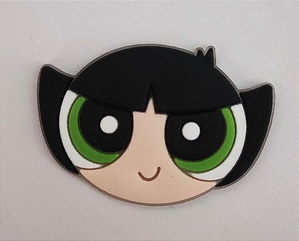 Aplique Emborrachado Meninas Superpoderosas Rosto Docinho