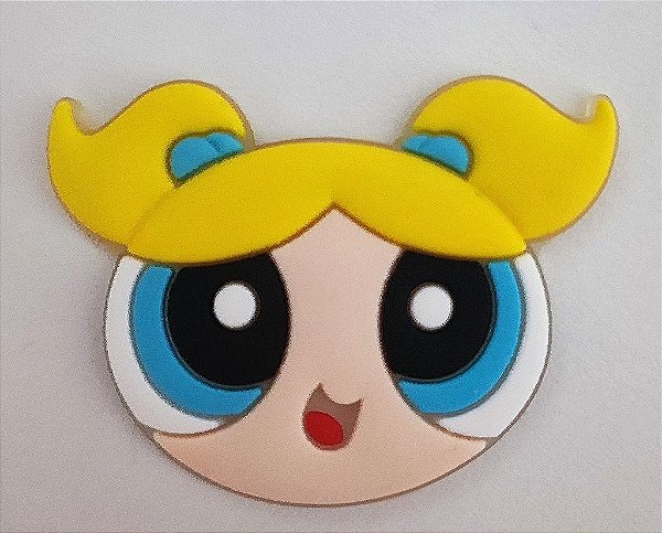 Aplique Emborrachado Meninas Superpoderosas Rosto Lindinha