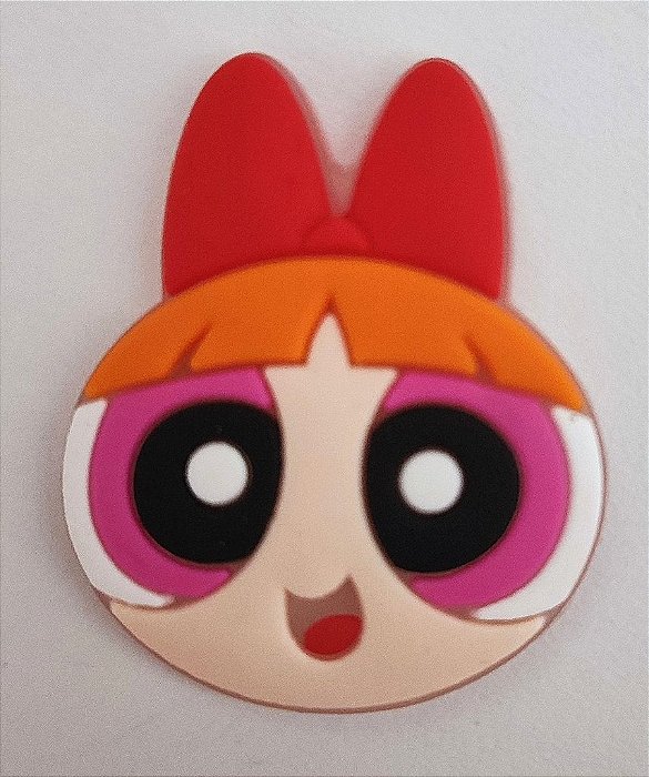 Aplique Emborrachado Meninas Superpoderosas Rosto Florzinha