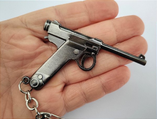 Chaveiro Miniatura Arma Luger P08