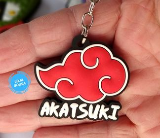 Chaveiro Emborrachado Naruto Akatsuki Nuvem