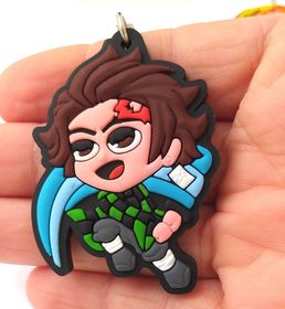 Chaveiro Emborrachado Demon Slayer New Tanjiro