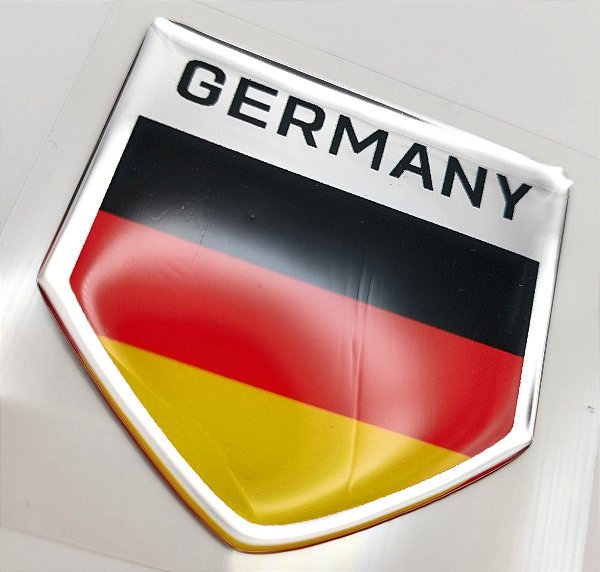 Adesivo Resinado Escudo País Alemanha