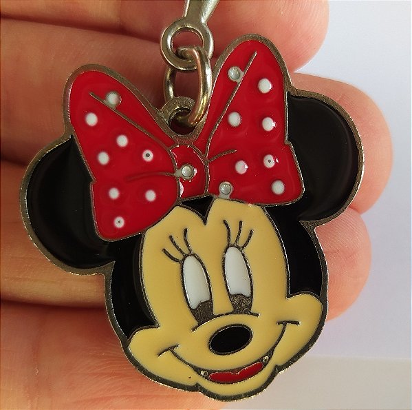 Chaveiro Metal Rosto Minie