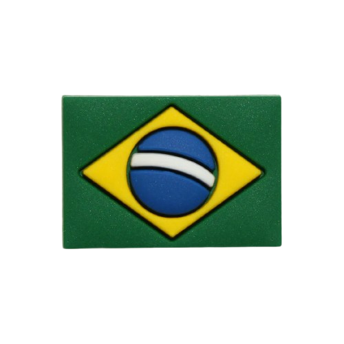 Aplique Emborrachado Bandeira do Brasil
