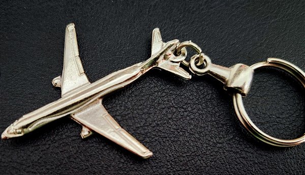 Chaveiro Miniatura Avião Boeing