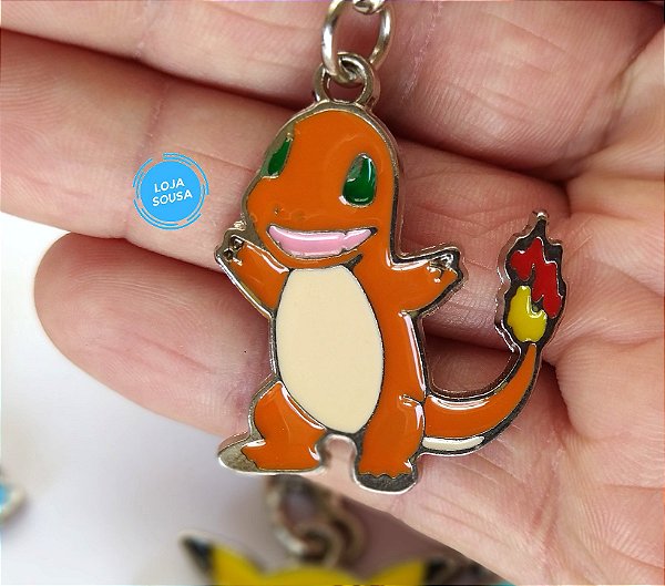 Chaveiro Metal Pokemon Charmander