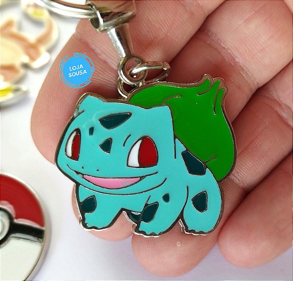 Chaveiro Metal Pokemon Bulbasaur