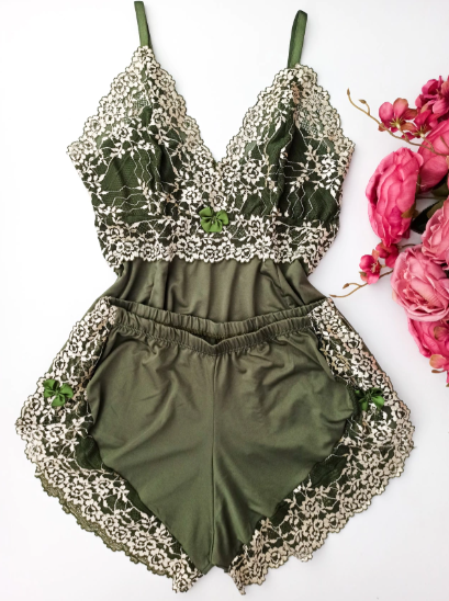 Baby Doll Verde Militar