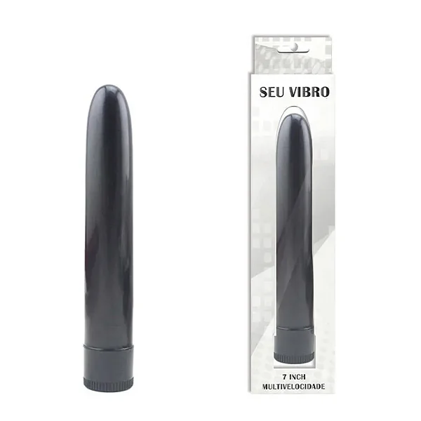 Vibrador Liso 17,5 CM Multivelocidades