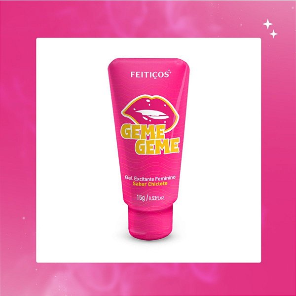 Gel Excitante Feminino Sabor Chiclete Pulsa Vibra Excita