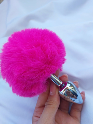 Plug Anal P - Pompom 7 cm