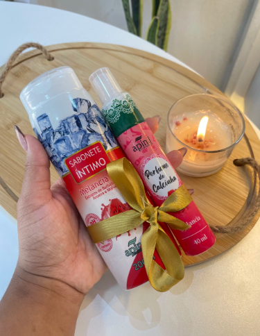 Kit cheiro Sabonete intimo + Perfume de calcinha