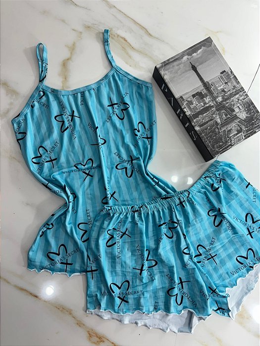 Baby doll Batinha Victoria's Secret Azul