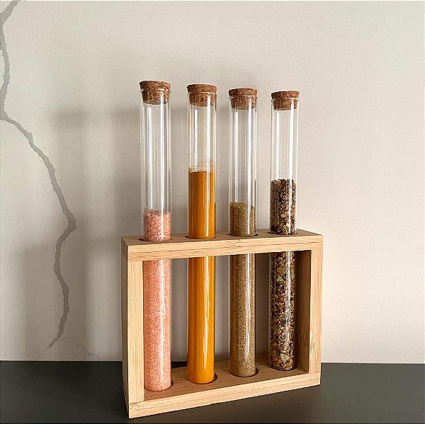 Porta Condimento Chemistry - 5 peças