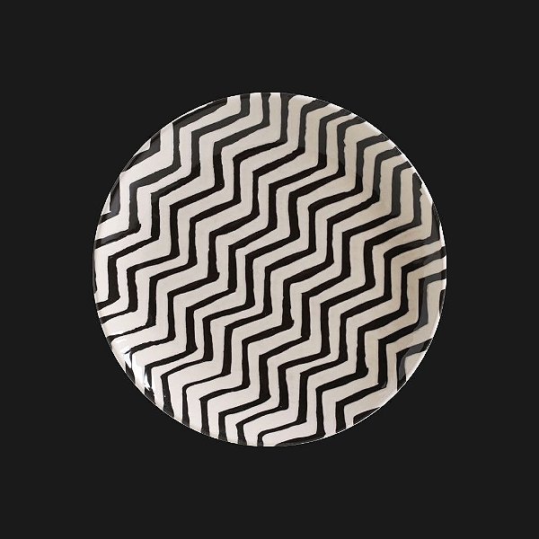 Prato Sobremesa Zig Zag
