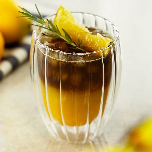 Copo Canelado Parede Dupla 270ml