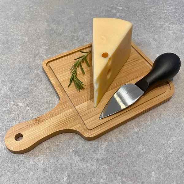 Tábua c/ Faca Say Cheese - 2 peças