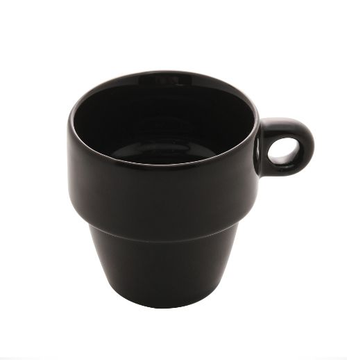 Xícara Empilhável Black 210ml
