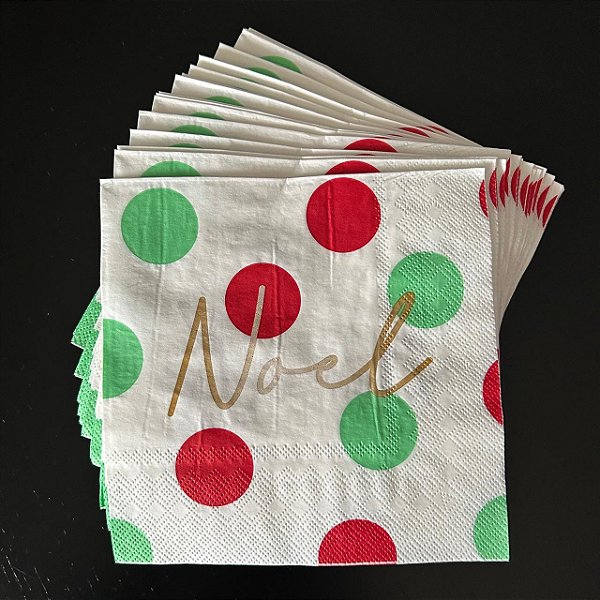 Guardanapo Noel Poá - 20 folhas