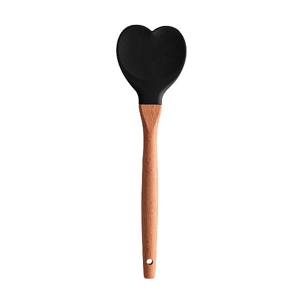 Colher de Silicone Coração