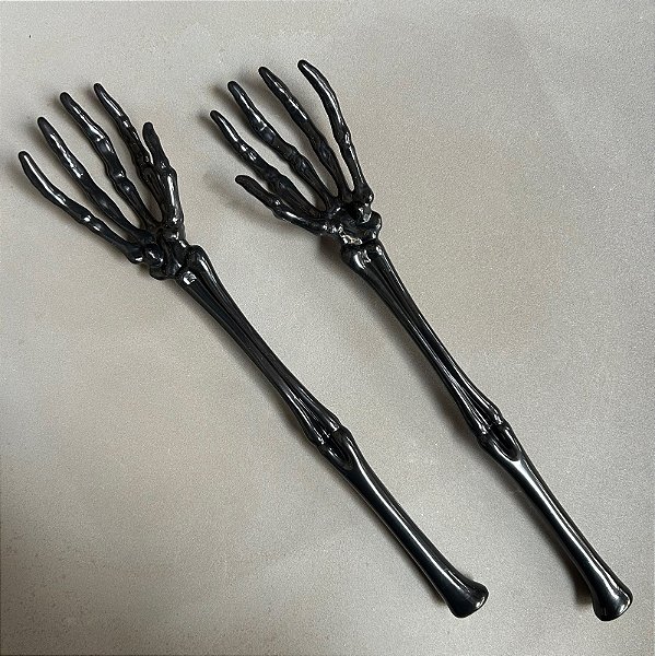 Talheres p/ Salada Skeleton - 2 peças