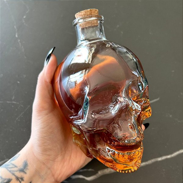 Garrafa Licoreira Skull 400ml