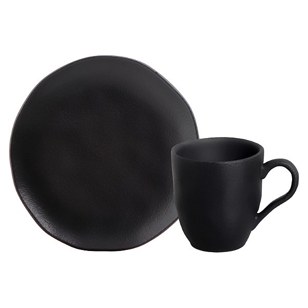 Conjunto Breakfast Organic Black - 4 peças
