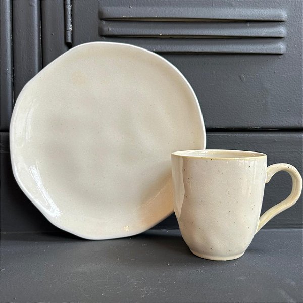 Conjunto Breakfast Organic Latte - 4 peças