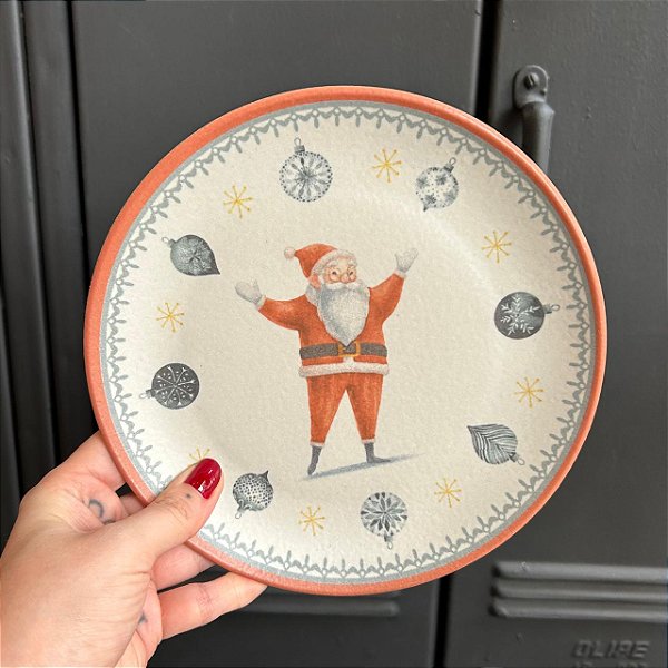 Prato Sobremesa Ginger Santa