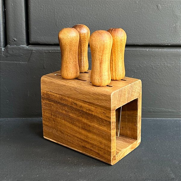 Facas p/ Queijo Acácia - 5 peças