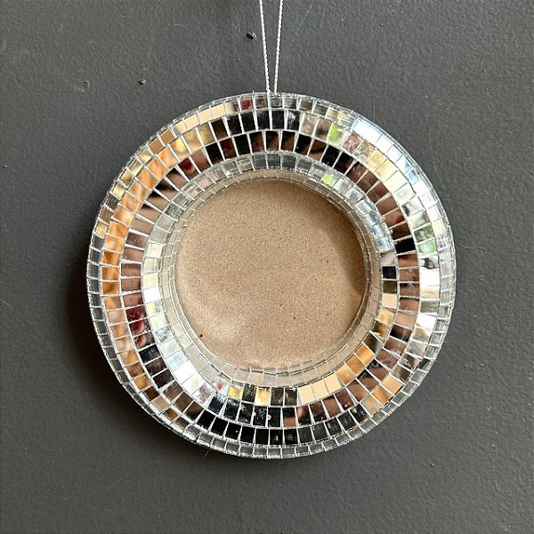 Enfeite p/ Árvore Porta Retrato Disco