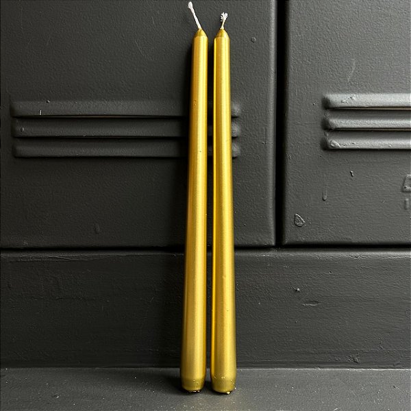 Vela Gold Dust - 2 peças